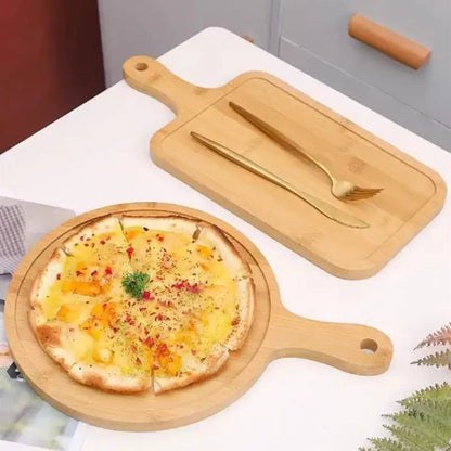 Bamboo Wooden Pizza And Serving Tray