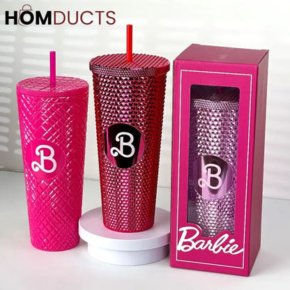 Barbie Straw Mug - Stylish, Spill-Proof & Portable Sipper for Girls