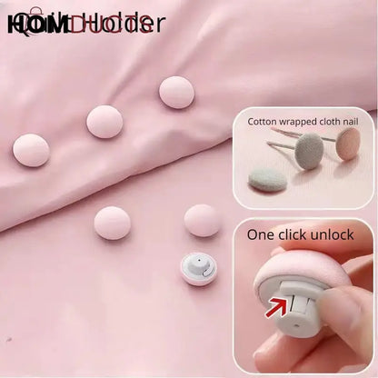 Bedsheet And Quilt Fixing Clips (4pcs)