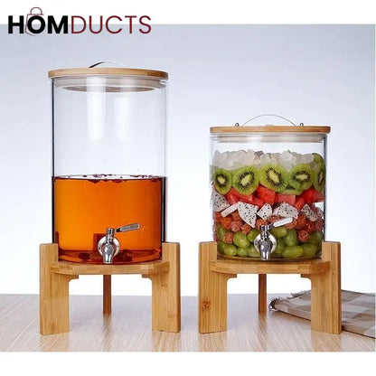 Borosilicate Glass Beverage Dispenser