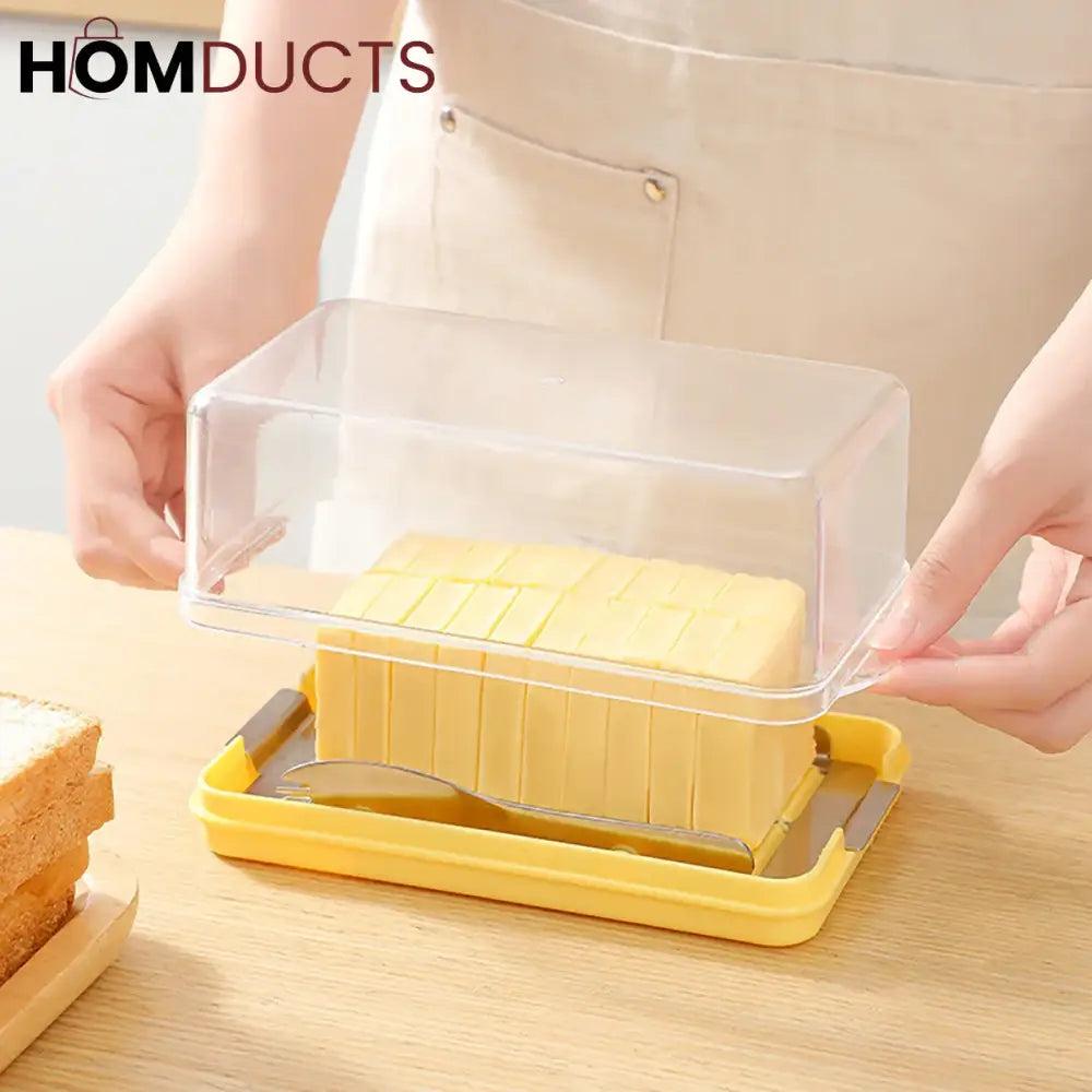 Butter And Cheese Cutter Box With Lid