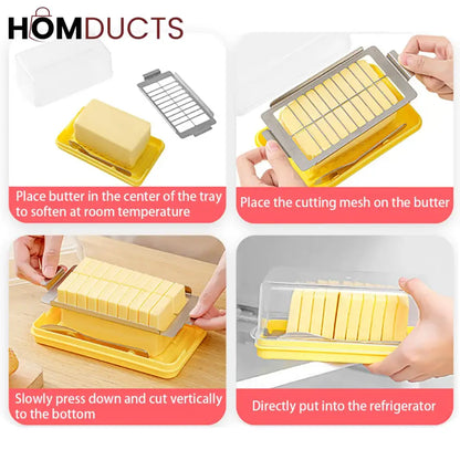 Butter And Cheese Cutter Box With Lid