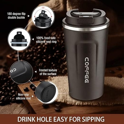 Premium Portable Smart Travel Coffee Mug with Digital Temperature Display