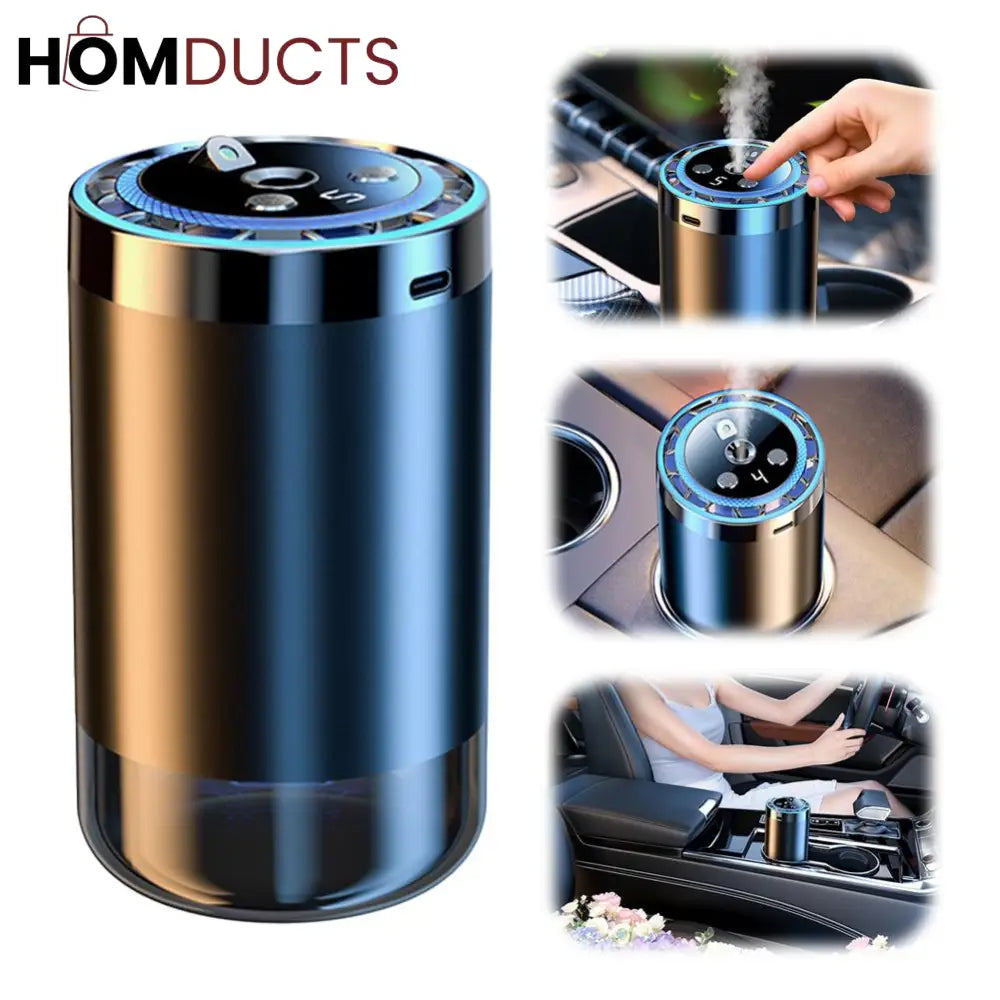 Car Aroma Diffuser With Ambient Led Starry Light