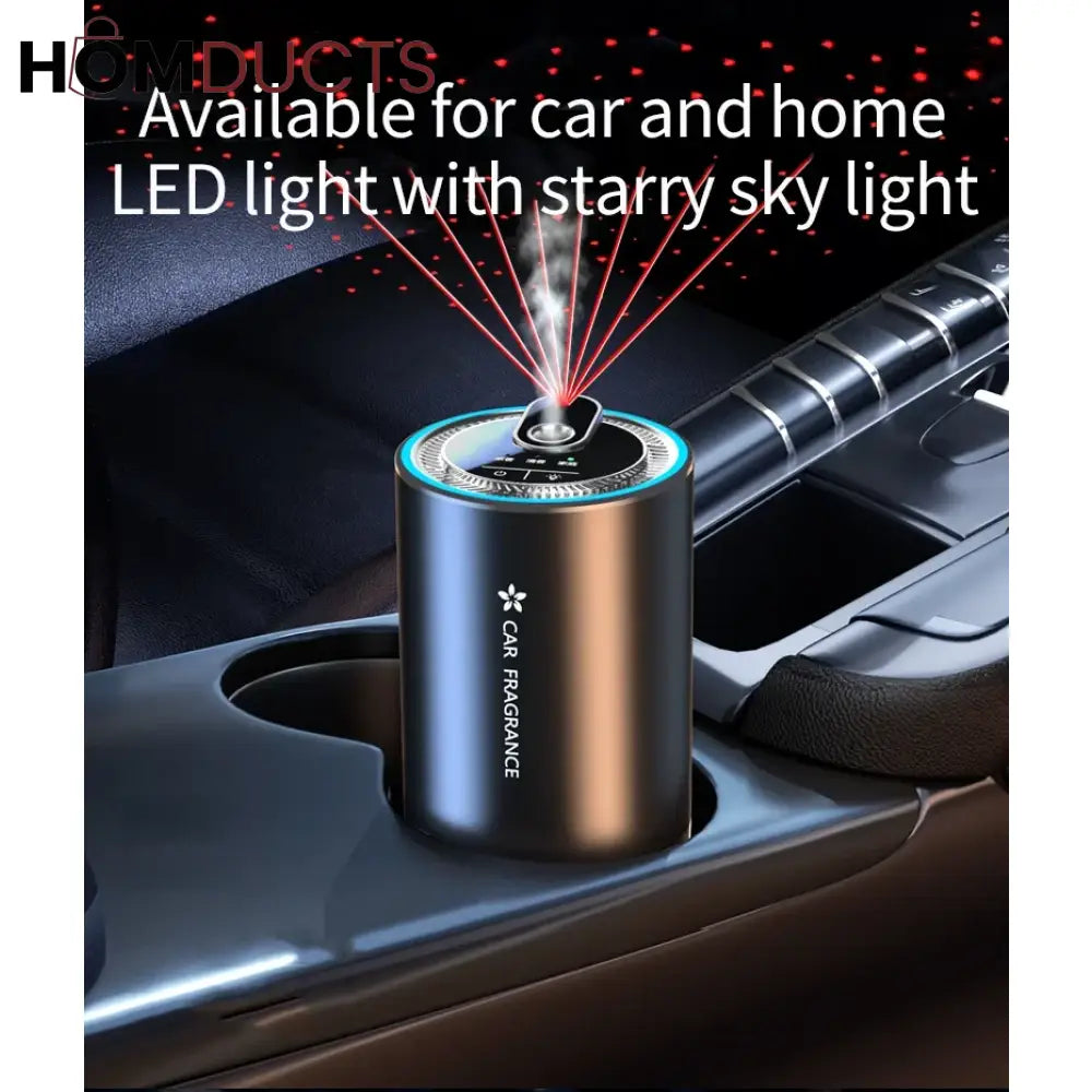 Car Aroma Diffuser With Ambient Led Starry Light