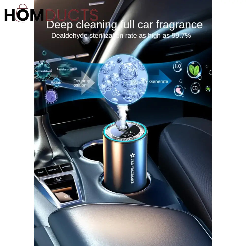 Car Aroma Diffuser With Ambient Led Starry Light