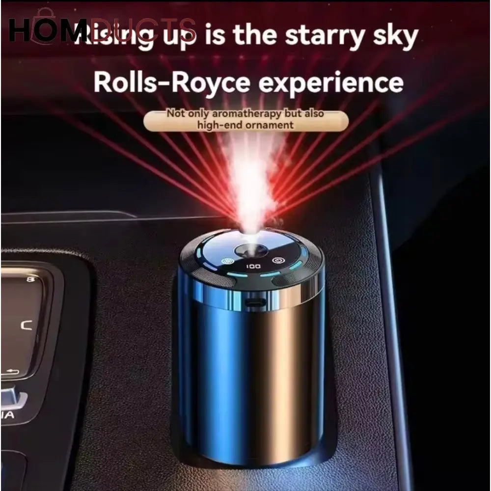 Car Aroma Diffuser With Ambient Led Starry Light