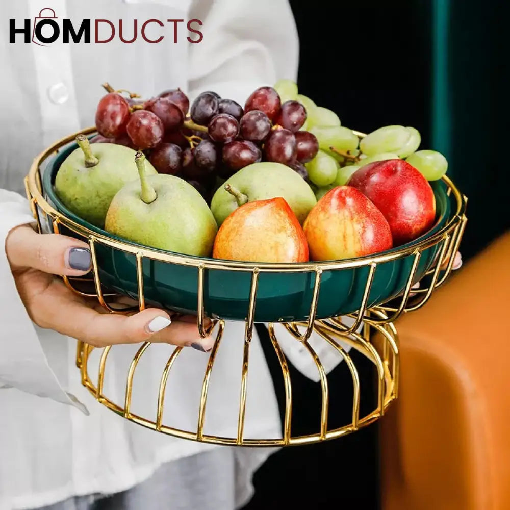 Ceramic fruit platter