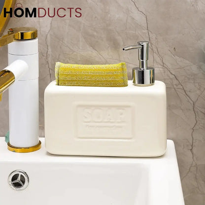 Ceramic Soap Dispenser Set