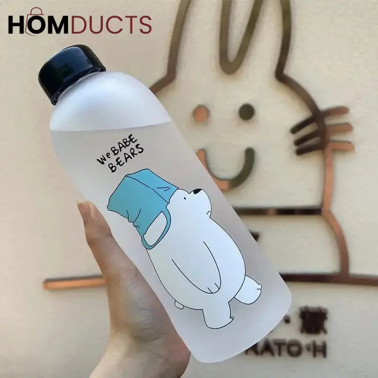 Character Frosted Water Bottle 500ml