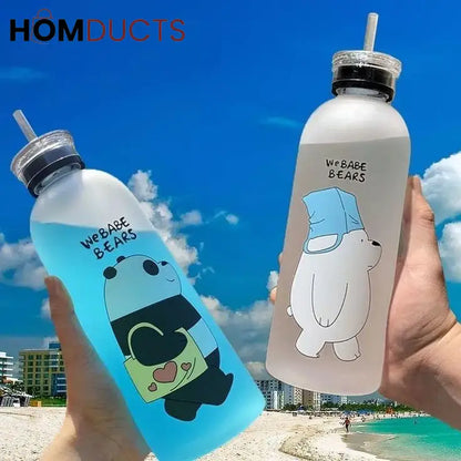 Character Frosted Water Bottle 500ml