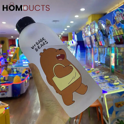 Character Frosted Water Bottle 500ml