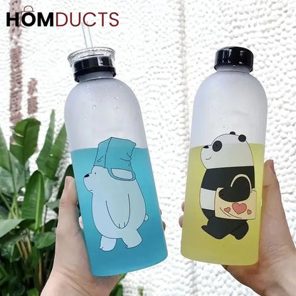 Character Frosted Water Bottle 500ml