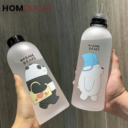 Character Frosted Water Bottle 500ml