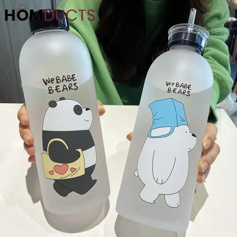 Character Frosted Water Bottle 500ml