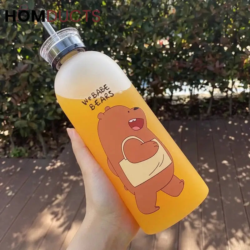 Character Frosted Water Bottle 500ml