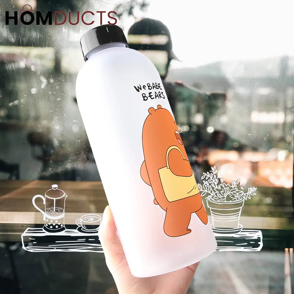 Character Frosted Water Bottle 500ml