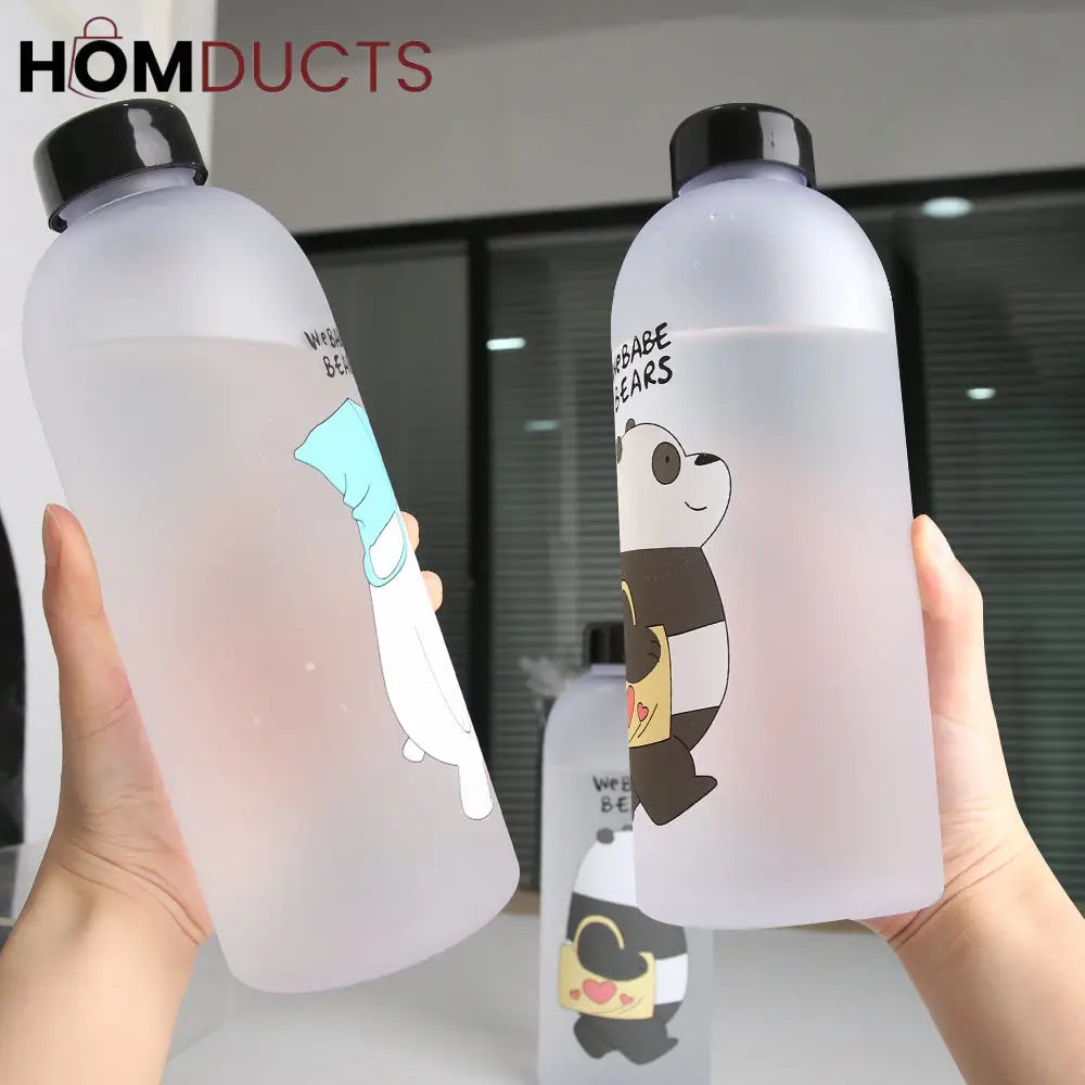 Character Frosted Water Bottle 500ml