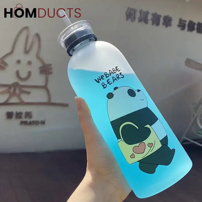 Character Frosted Water Bottle 500ml