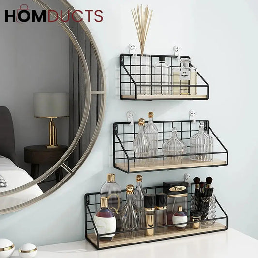 Checks and Boxes Wall Shelf
