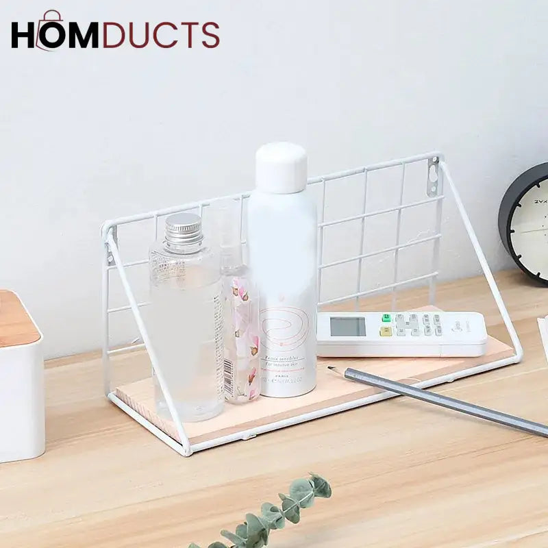 Checks and Boxes Wall Shelf