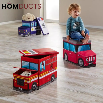 Children's Car Storage Stool