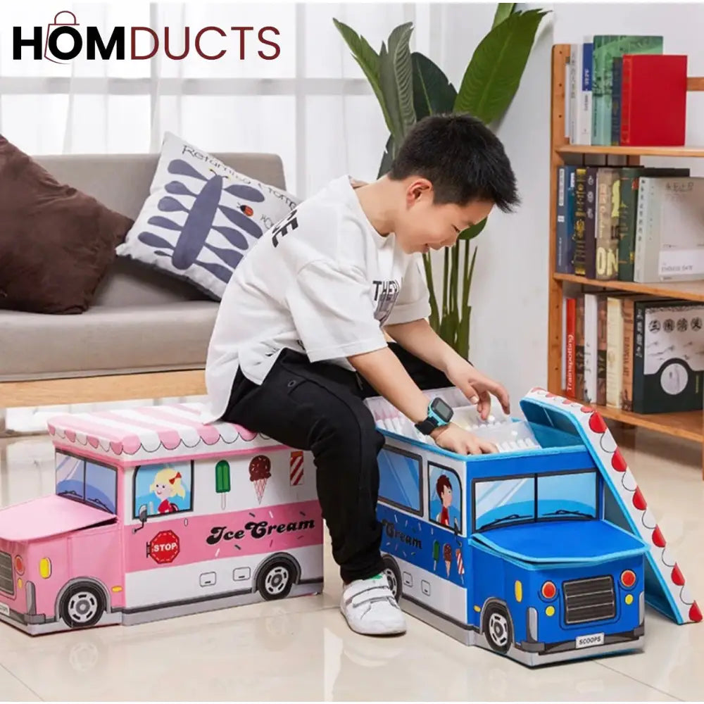 Children's Car Storage Stool