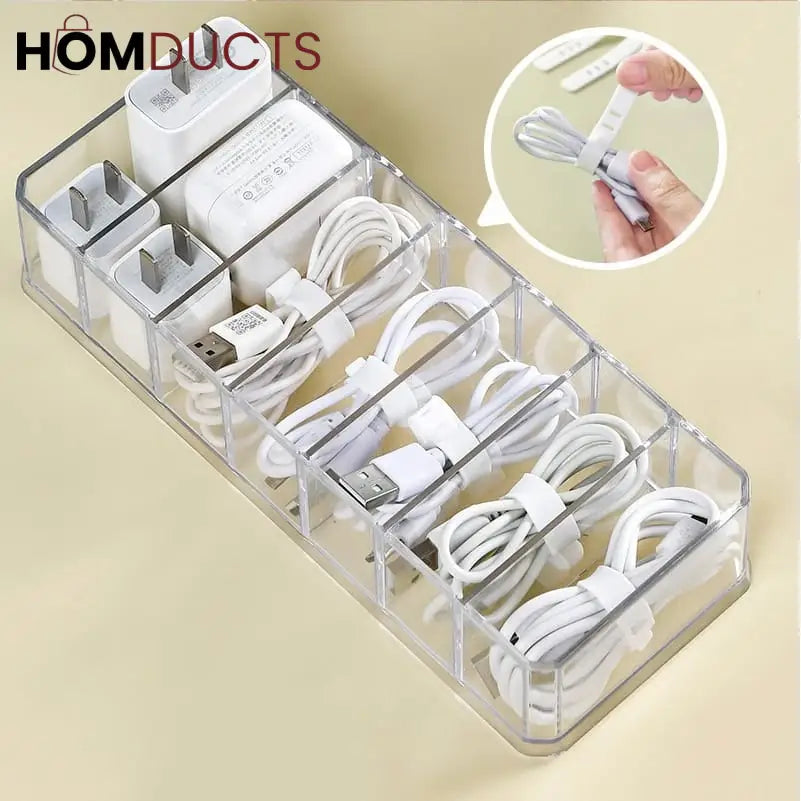 Clear Acrylic Makeup Organizer – 8 Compartment Cosmetic Storage Holder for Compacts, Lipsticks & Skincare Bottles
