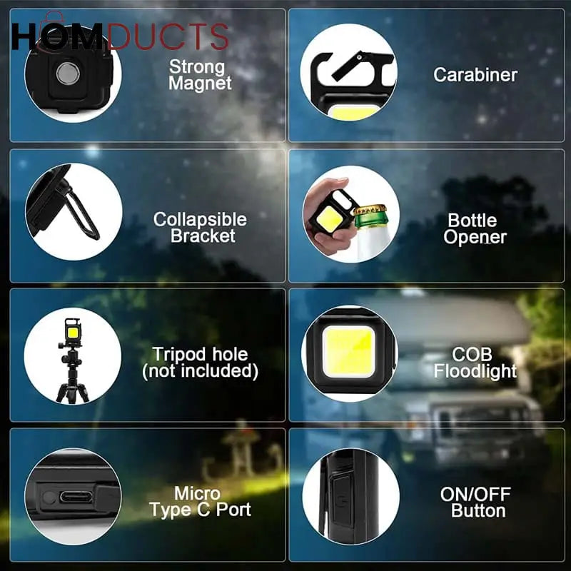 Cob KeyChain Light