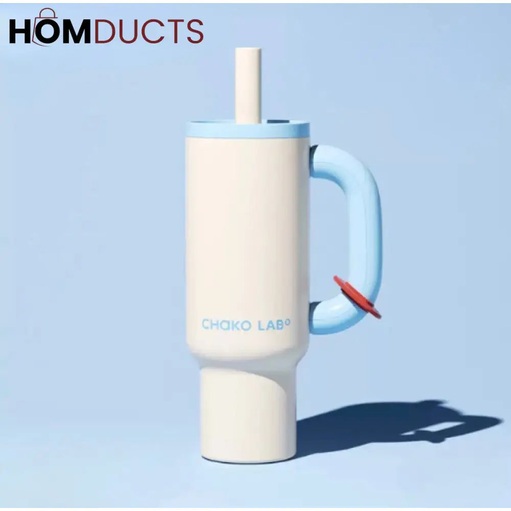 ColorPop Insulated Tumbler with Handle – 40oz Leak-Proof Travel Mug