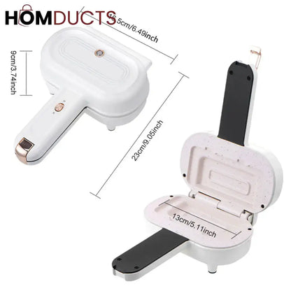 Compact Electric Sandwich Maker – Non-Stick Breakfast Toaster with Quick Heat & Easy Cleanup