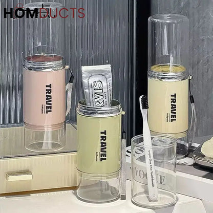 Compact Travel Toothbrush Holder - Hygienic & Portable Case