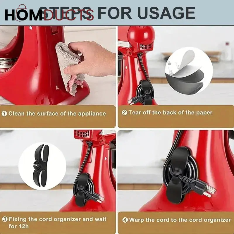 Cord Organizer For Appliances 4pcs