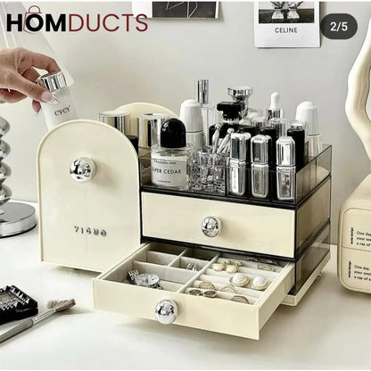 Cosmetic Organizer With Drawer