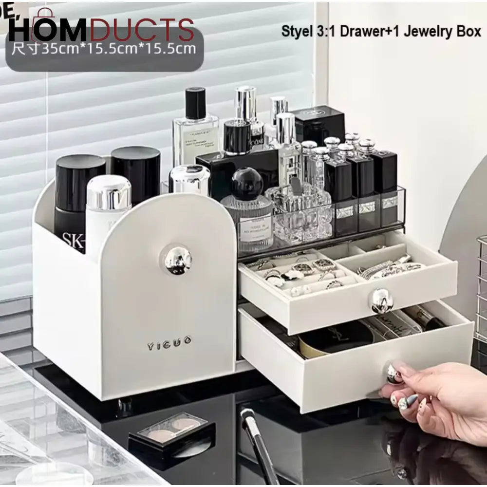 Cosmetic Organizer With Drawer