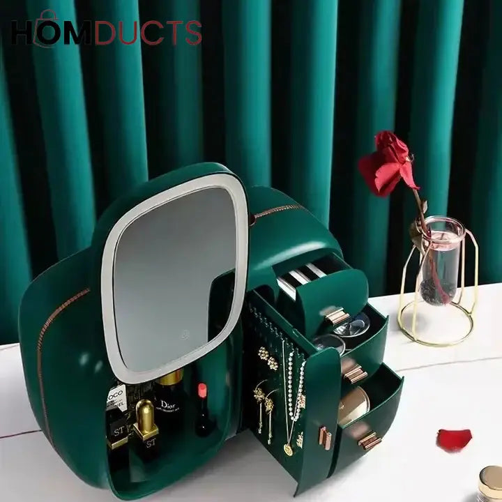 Cosmetic Organizer With +Jewelry Desktop  Drawer Manager  Beauty Case