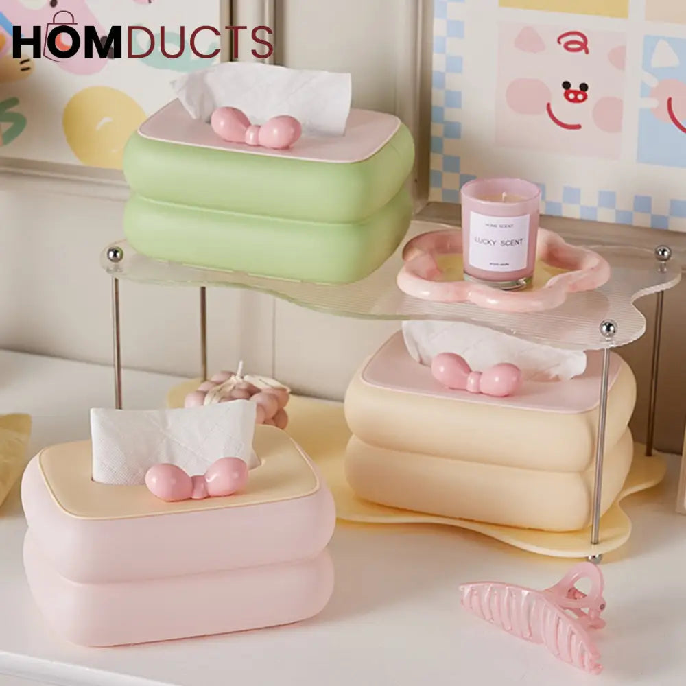 Creative Pastel Shades Tissue Box