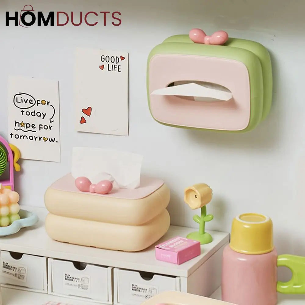 Creative Pastel Shades Tissue Box