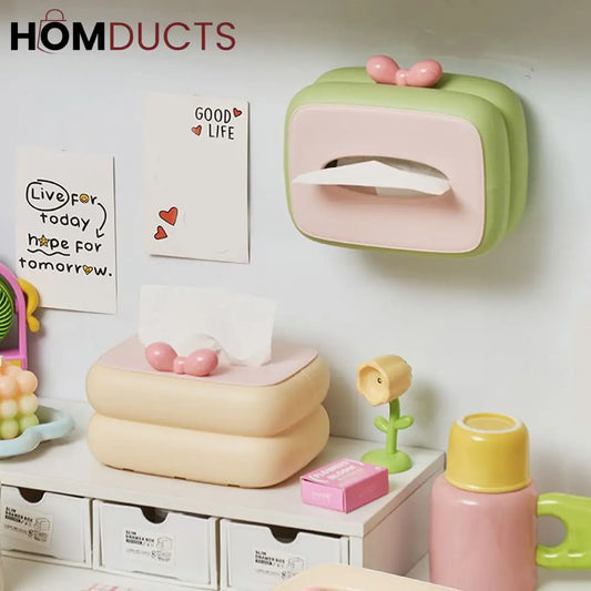 Creative Pastel Shades Tissue Box