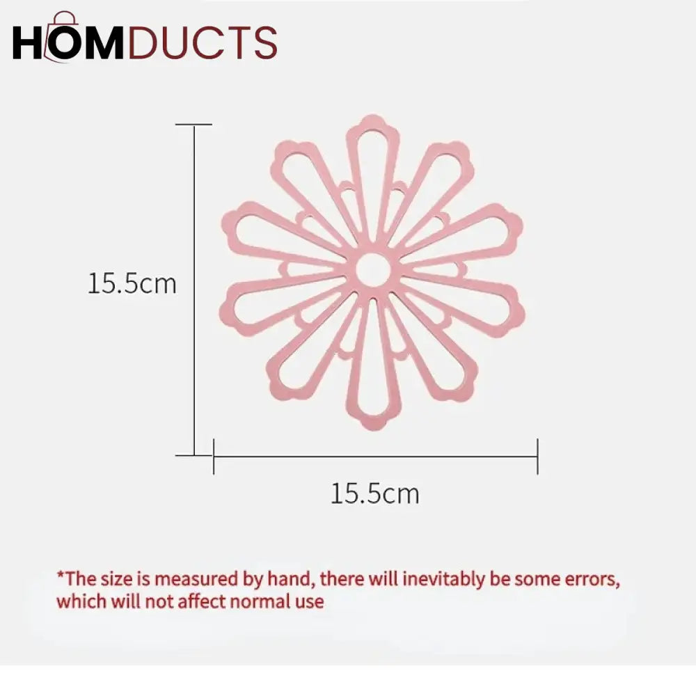 Creative Petal Silicone Heat Insulation Pad (4pcs)