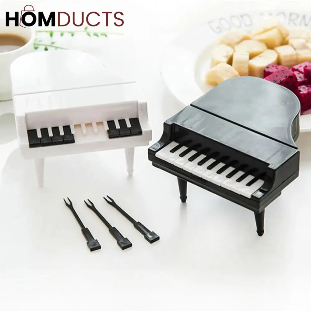 Creative Piano Shape Fruit Fork