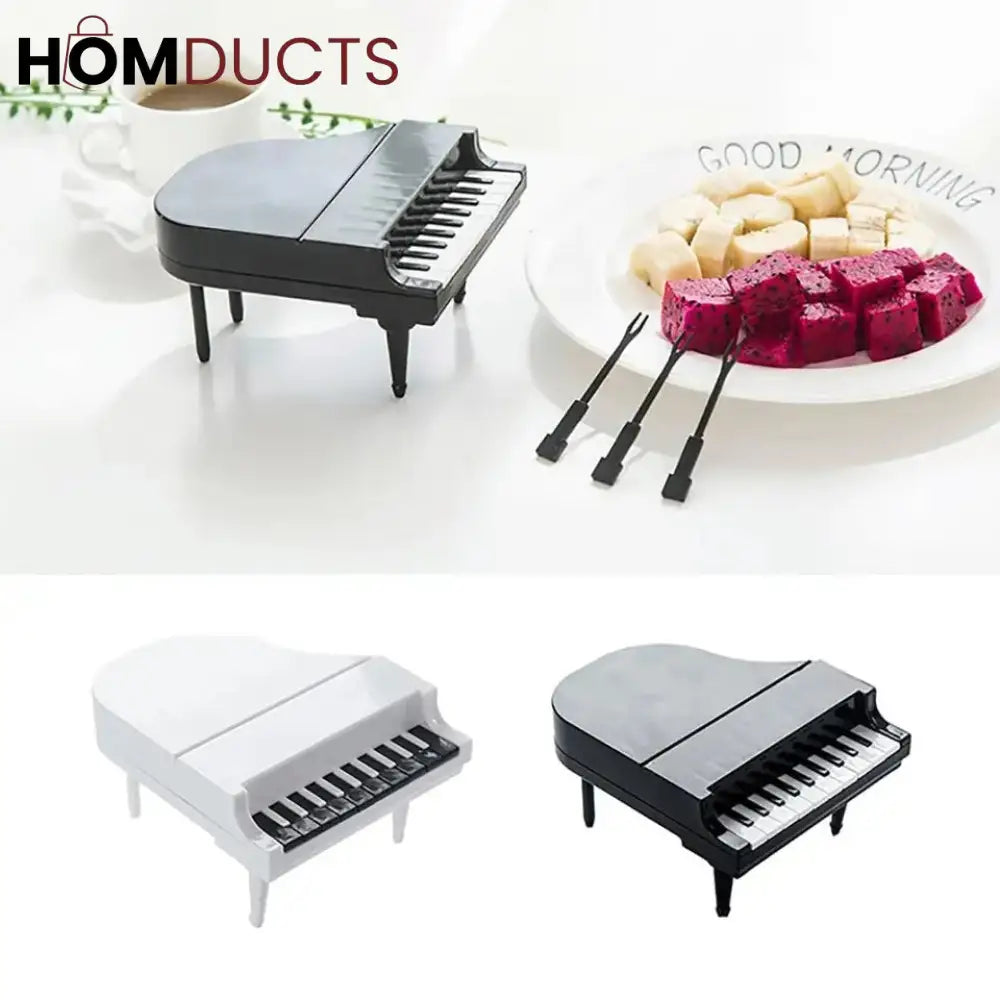 Creative Piano Shape Fruit Fork
