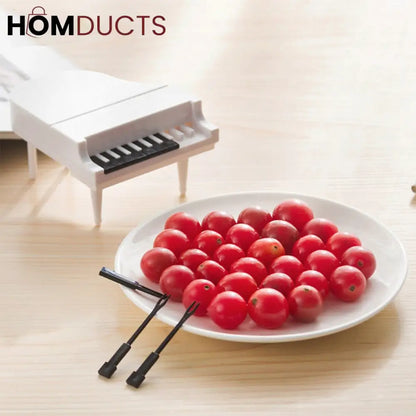 Creative Piano Shape Fruit Fork