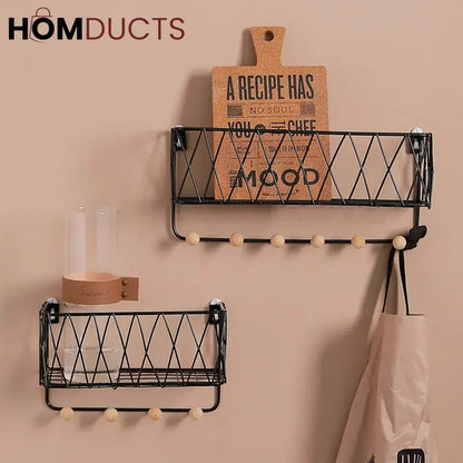 Criss-Cross Wall Utility Shelf