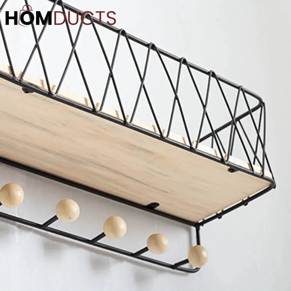 Criss-Cross Wall Utility Shelf