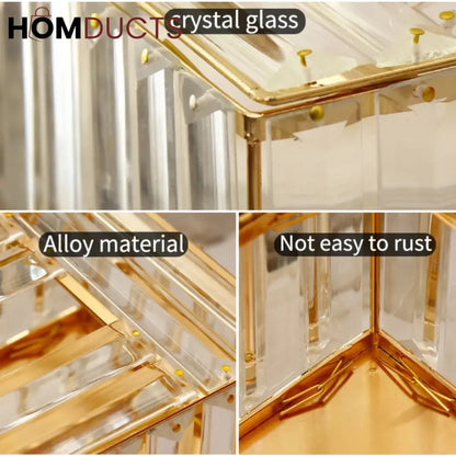 Crystal Glass Tissue Box