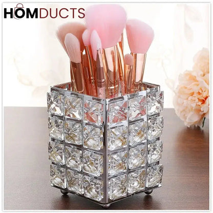 Crystal Makep Brush Holder