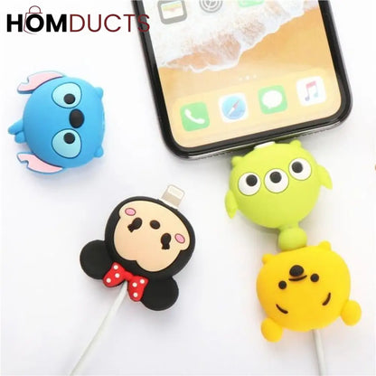 Cute Cartoon Cable Protectors (5pcs)