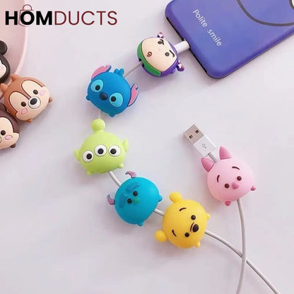 Cute Cartoon Cable Protectors (5pcs)