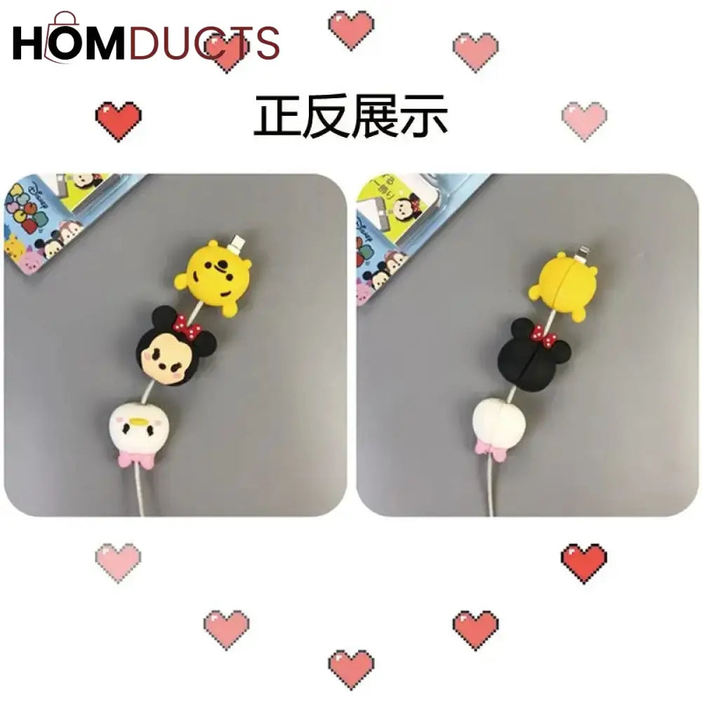 Cute Cartoon Cable Protectors (5pcs)